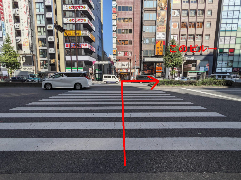 東京上野クリニック新宿医院への行き方